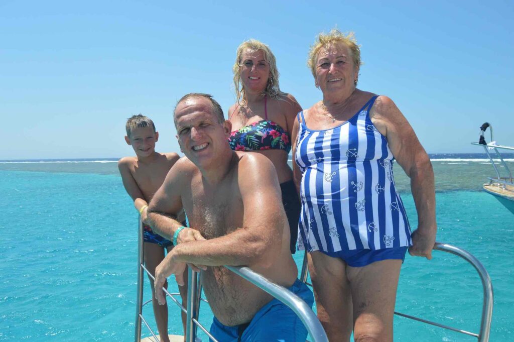 SATAYA DOLPHIN REEF ON A YACHT